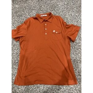 Criquet orange short‎ sleeve polo shirt  (1863)